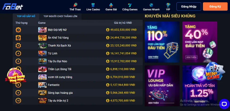 Đa dạng các trò chơi cá cược và giải trí trên ứng dụng 88hello88